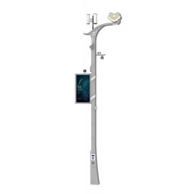 China Street Improve Price Efficient Solar Powered Solar Light Pole System Smart Light Pole for sale