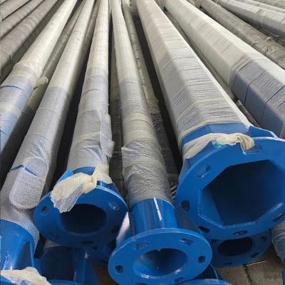 China Good Quality Solar Street Pole Factory Customized Galvanized Steel Pole for sale