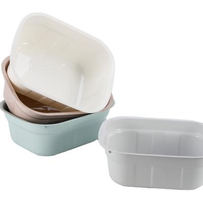 China Sustainable Wholesale Vegetables Laundry Tub Plastic Foot Wash Basin for sale