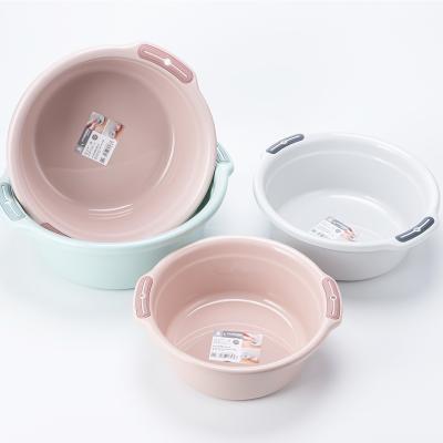 China Sustainable PP Kitchen Hospital Use Round Wash Basin Plastic Children Plastic Basin for sale