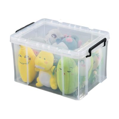 China Universal Stackable Plastic Storage Container Clothes Waterproof Home Sundries Viable Storage Box for sale