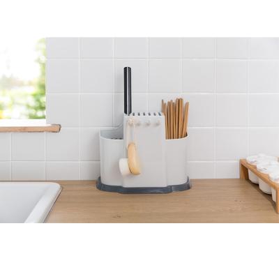 China Household Traditional Multifunctional Kitchen Drain Shelf Storage Wand Plastic Crate for sale