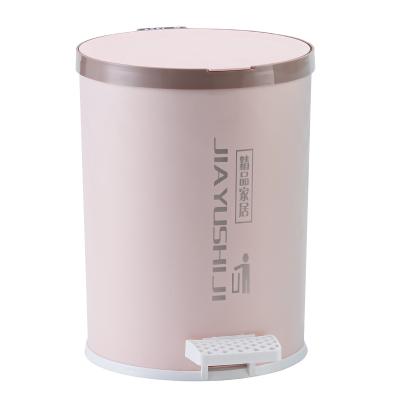 China Sustainable Foot Pedal Trash Can Plastic Waste Bin for sale