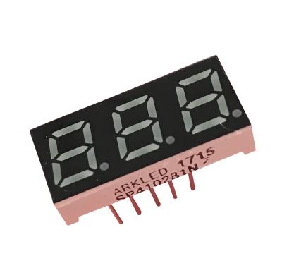 Κίνα Indoor 0.28 Inch 3 Digit 7 Segment Led Digital Display White Color προς πώληση