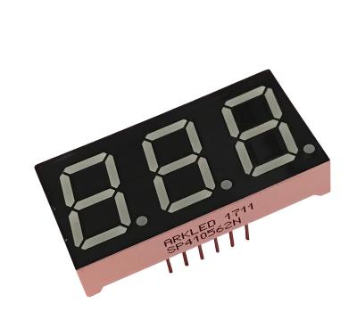 China ARKLED 0.52 Inch 3 Digits Indoor Segment Led Display for sale