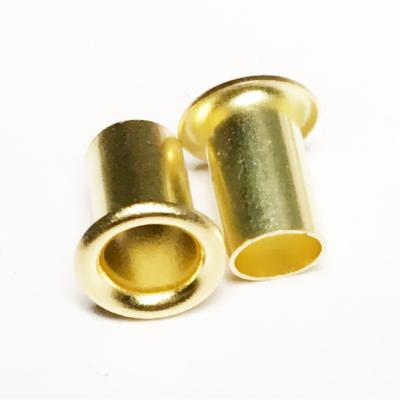 China Stainless Steel Manufacturer Customized Cavity Copper Double Sided Rivet Circuit Board PCB Via Studs/Corn Copper Rivets for sale