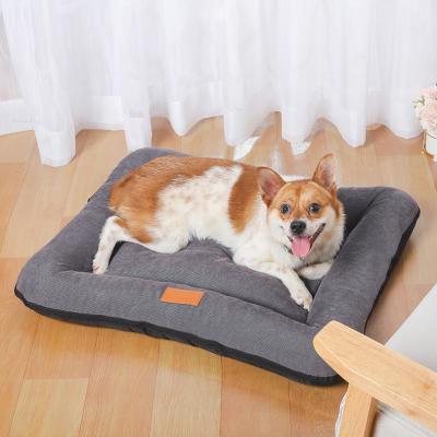 China Non-slip cat bed winter thickened warm dog mat can be removed and washed for sale