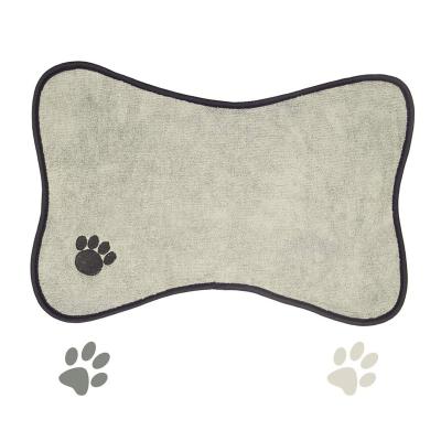 China Waterproof Pet Bowl Microfiber Feeding Mat, Non-slip and Absorbent for sale