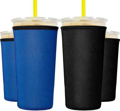 China Wholesale Waterproof Sublimation Neoprene Box Cooler Ice Coffee Cup Blank Cover for sale