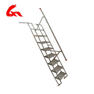 China Folding Ladders Stainless Steel Stairs Folding Ladder Outdoor for sale