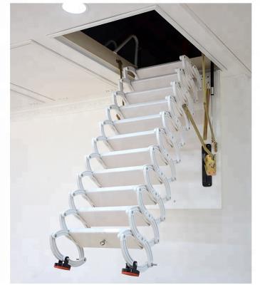 China Modern Manual Attic Loft Telescopic Stairs for sale