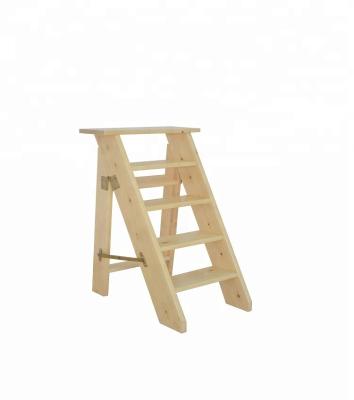 China Universal Household Household Solid Wood Step Ladder for sale