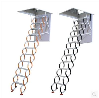 China Telescopic Ladders Flexible Folding Ladder With Top Mounted Household Carbon Steel for sale