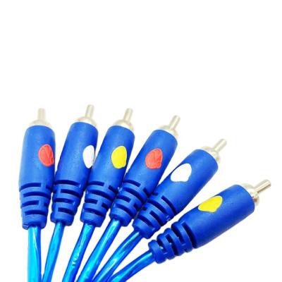 China Durable Portable Audio Cable Audio Video Cable Suitable For TV Speaker Adapter Male To Male Cable for sale