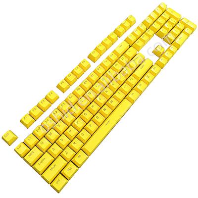 China Yellow Backlit Computer Keyboard 104 Keys PBT Keycaps With SA Keycaps For Mechanical Keyboard for sale