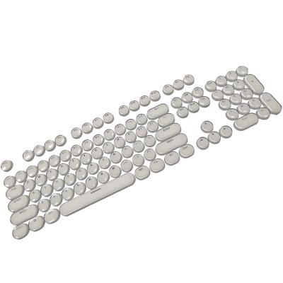 China Computer Keyboard 104 Keys Crystal Keycap With Round Shape For Mechanical Keyboard for sale