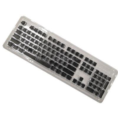 China 104 Key Computer Keyboard ABS Key Tops Square With Nickel Plating For Mechanical Keyboard for sale