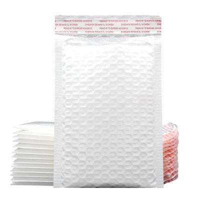 China Poly Bubble Mailer Moisture Proof White Bags For Shipping Packaging for sale