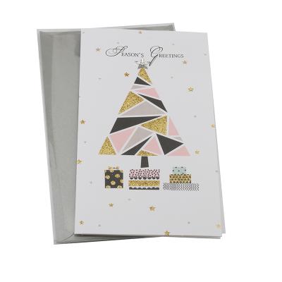 China Tree Logo Custom Boxed Cards, Handmade Christmas Fancy Europe Merry Christmas Greeting Cards for sale