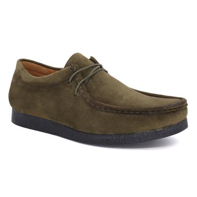 China Hot Selling Anti-slippery Classic PU Wallabee Suede Casual Shoes For Men for sale