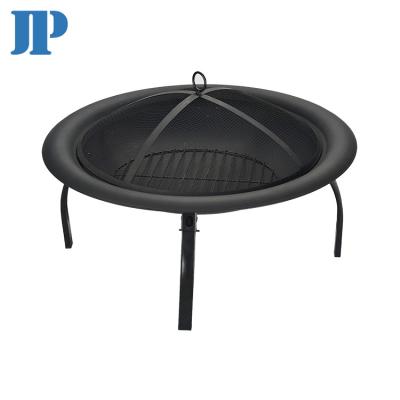 China Fire Pits Multi Foldable Party Picnic Outdoor Metal Steel Iron Patio Multi Function Square Mesh Cover Slate Fire Wood Pit for sale