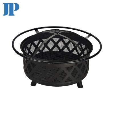 China Fire pits garden fireplace for yard backyard metal firepit with ring for outdoor wood fire pit for sale