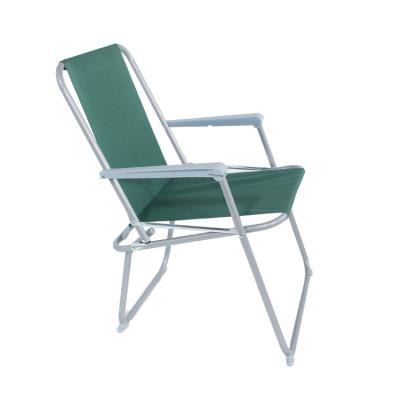 China Stripe Folding Metal Garden Chair Seat Low Lounger Lounger Wood Foldable Beach Chair Fabric Chair for sale