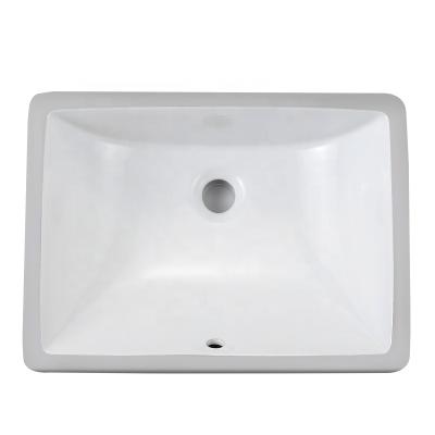 China Without Faucet Feature Basin Chaozhou Without Faucet Feature Under Counter Type Ceramic Vanity Wash Hand Basin for sale