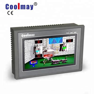 China Coolmay Explosion Proof 7inch HMI/PLC All in One Sensor 0-10V/0-5V/4-20mA/0-20mA Controller EX3G-70KH-24MT for sale