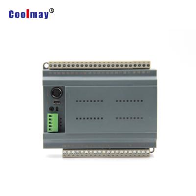 China 24vdc input industrial programmable PLC temperature controller pt100 analog input with low cost CX3G-24MR-2AD-PT-485/485 for sale