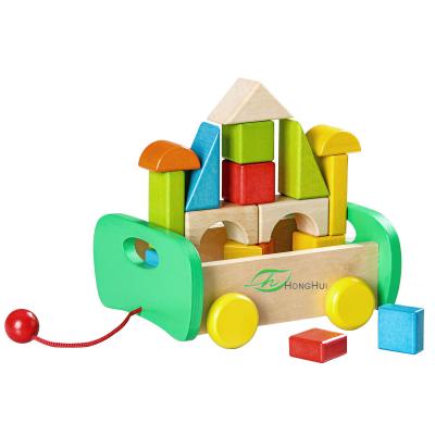 China Wholesale Manufacturer Wooden Crafts Wood Toy Building Blocks Toy of Educational Toys for sale