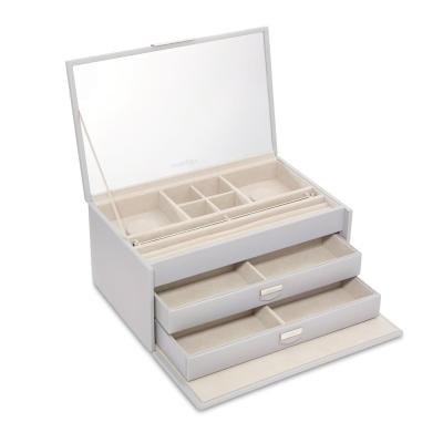 China Luxury Jewelry Box Eco - Friendly Customized Wooden Jewelery Packaging Box for sale