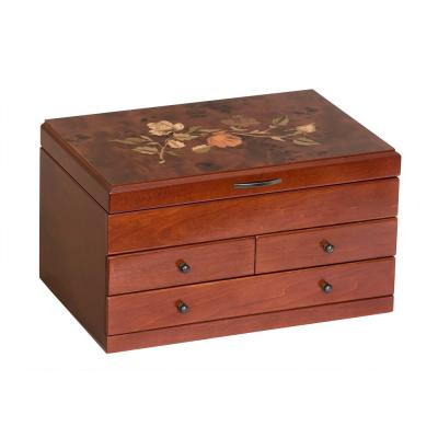 China 2019 eco-friendly fancy jewelry box design own wooden jewelry box for sale