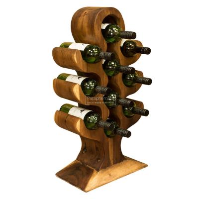 China High Quality Folding Beverage Display Customized Design Wooden Wine Display Stand for sale