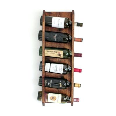 China Wooden Corner Beverage Shelf Customized Design Wooden Wine Bottle Shelf for sale