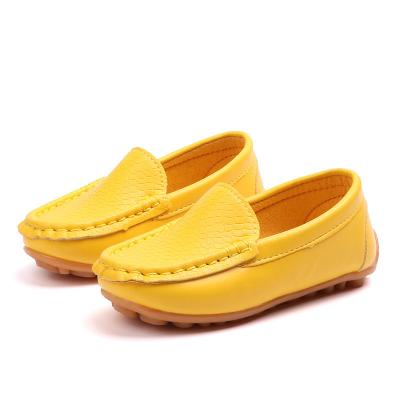 China New arrival classic style fashion trend fashion women lady lady girl children boys leather slip on shoes for sale