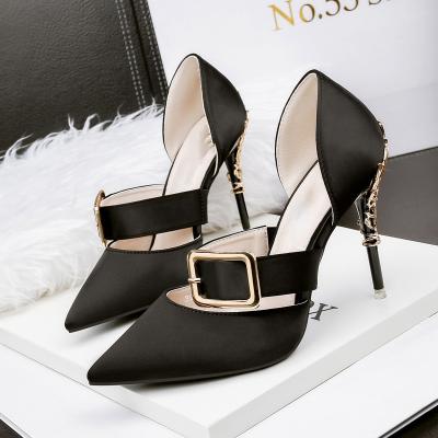 China Fashion Trend High Heels New Women Pumps High Heel Shoes Led Toe Girls Party Wedding Shoes Spring Summer Office Lady Shoes for sale