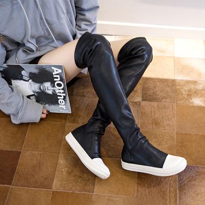 China High Quality Casual Leather Thigh High Ladies Fashion Trend Designer Boots Women Shoes for sale