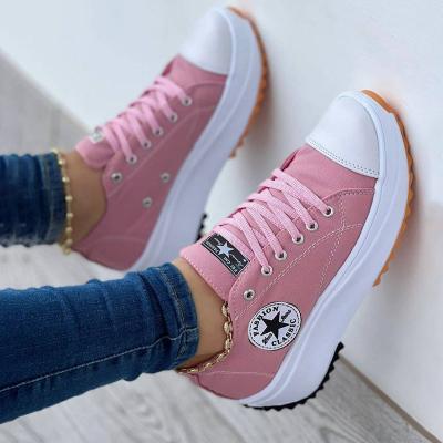 China Latest Fashion Trend Wholesale Vulcanized Simple White Ladies Women Men Casual Hide Black Custom Sneaker Mujer Canvas Shoes Rubber Studs for sale