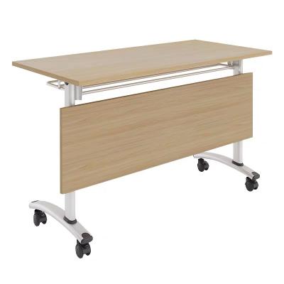 China Modular PANEL Desk Folding Training Table Conference Desk Flip-Up Desk for sale