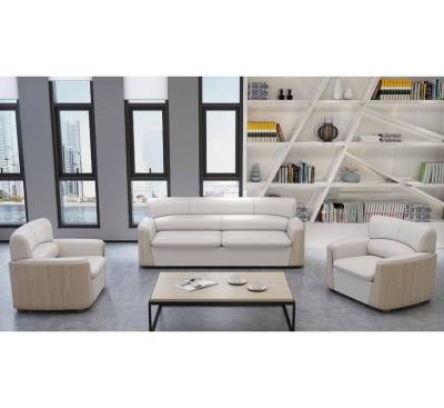 China Eco - Friendly Reception Furniture Living Room Office Furniture Sofa Set for sale