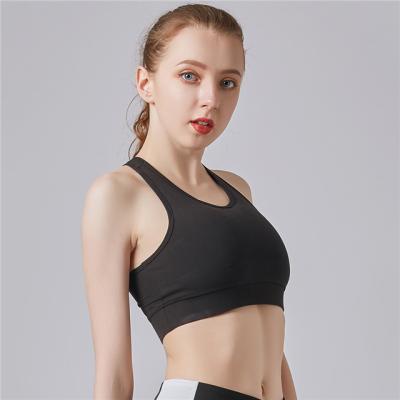 China 2019 Antibacterial New Style No Steel Ring Back Beauty Ladies Bra Fitness Yoga Sports Bra Underwear for sale