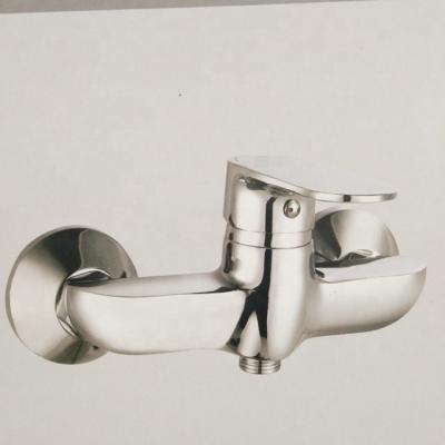 China Hot And Cold Zinc Shower Mixer Tap Wall Mounted Bathroom Metered Hot Selling Faucet Building Materials Faucets for sale