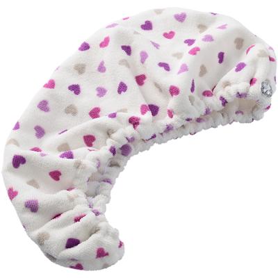 China Unique Designed Premium Fashion Microfiber Turban Hair Towel QUICK DRY For Girls for sale