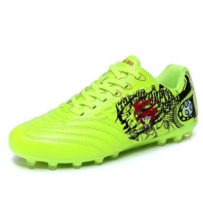 China 2021 New Arrival OEM Factory Sale Soccer Shoes Breathable 48 Designs Hot Outdoor Large Size Kids Football For Men for sale