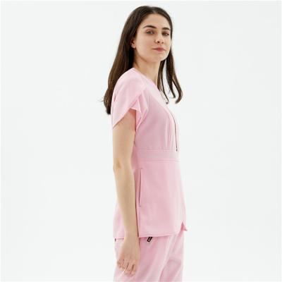 China Reusable Fashionable Nurse Uniform Customized Medical Nursing Scrub Uniforms Nursing Sets Medical Scrub for sale