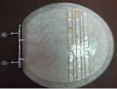 China Mosaic polyresin toilet seat cover for sale