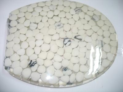 China sea star shell poly resin toilet seat for sale