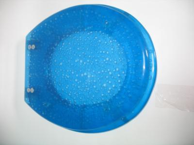 China bubble design poly resin toilet seat for sale