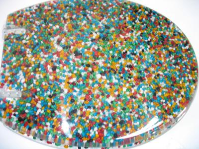 China color stone poly resin toilet seat,17'18'19' for sale